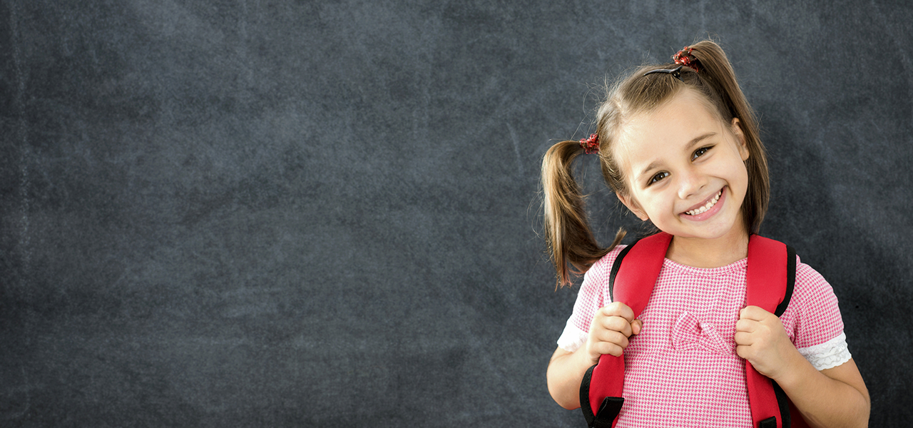 Little smiling for school safety