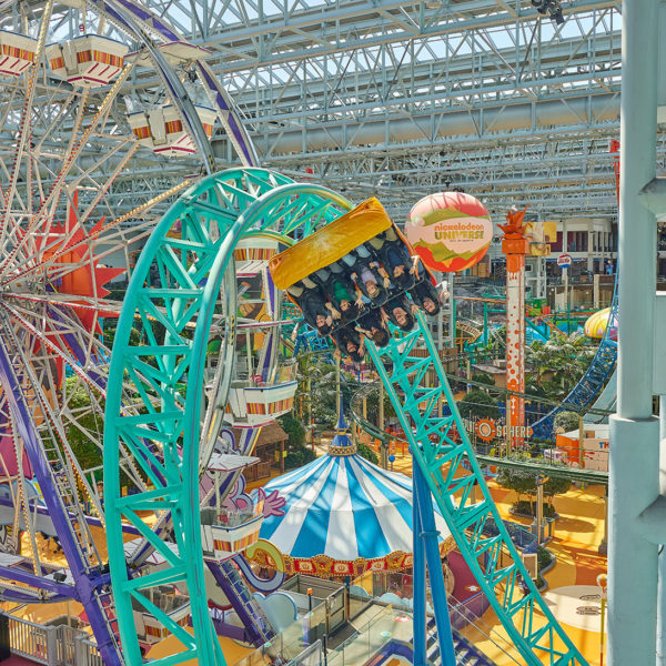 Kids on Mall of America Roller Coaster