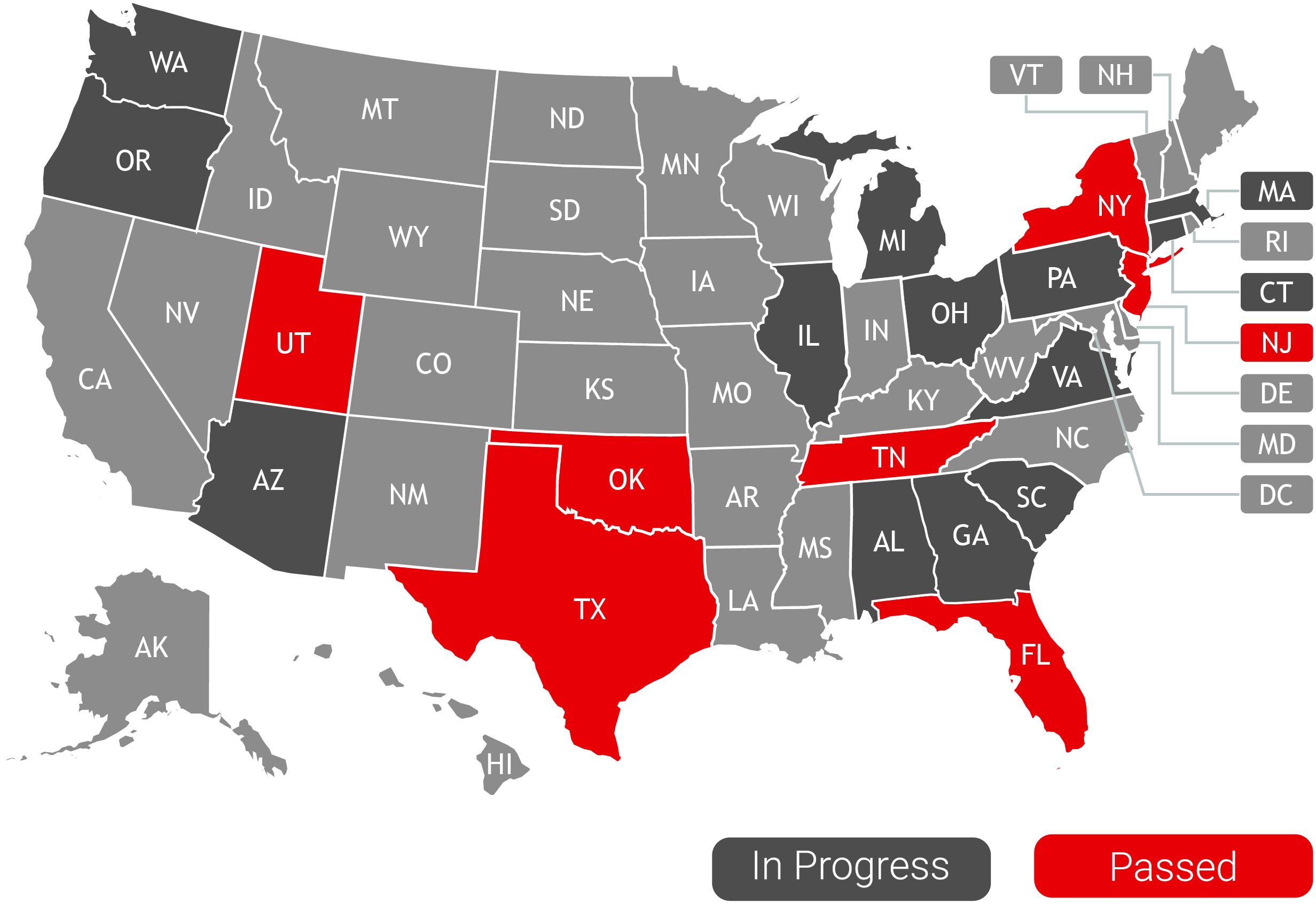 Alyssa's Law Map_January 2025